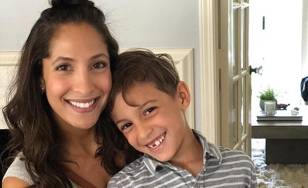 Michael Caden Hensley with his mother Christel Khalil